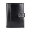 Luxusný kožený pracovný diár v čiernej farbe