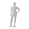 Figurína, manekýna pánska CITY 05, matná biela