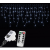 VOLTRONIC svetelný dážď 15 m, 600 LED, studená biela