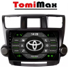 TomiMax Toyota Highlander XU40 Android 14 autorádio s WIFI, GPS, USB, BT HW výbava: 4 Core 1GB+16GB LOW