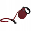 Alcott Adventure Red – reflexné automatické vodítko pre psa, červená L