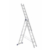 Alumet Alumet, univerzální 3-dílný žebřík, 3x9 příček, 44 x 9 x 253 cm, max. 150 kg, záruka 5 let