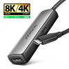 AXAGON RVC-HI8KPD, USB-C -> HDMI 2.1 redukcia / adaptér, 8K/60Hz, 4K/144Hz, HDR10+, PD100W RVC-HI8KPD
