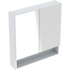 GEBERIT Selnova Square závesná zrkadlová skrinka, 2 dvierka, 588 x 175 x 850 mm, biela/lakovaná s vysokým leskom, 501.264.00.1