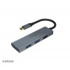 AKASA Hub USB-C 4x USB 3.0 port, hliník AK-CBCA25-18BK