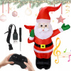 ELEKTRICKÝ NAFUKOVACÍ MIKULÁŠ VIANOČNÁ DEKORÁCIA LED ZÁHRADNÁ OZDOBA 180 cm