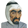Kostým, maska - Widmann SzeJk Face Mask (Latexová maska šejk arabský teroristický karikatúra)
