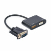 GEMBIRD Adaptér video kábla Gembird A-VGA-HDMI-02 0,15 m HDMI + VGA (D-Sub) VGA (D-Sub) Čierna