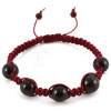Shamballa náramok Granát - Detský 14–16 cm ( nad 12 rokov)