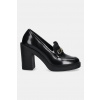 Kožené lodičky Love Moschino čierna farba, na podpätku, JA1018AG1NJD0000 EUR 41