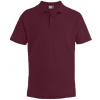 PROMODORO 4001 / Pánska polokošeľa z prstencovej bavlny - burgundy XL
