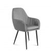 Sivá jedálenská stolička Mark Adler PRINCE 6.0 GREY, PRINCE 6.0 GREY SKL10
