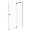Jika PURE sprchové dvere do niky s pevným dielom 120x195cm Perla,ChrLesk,SkloČíre,Pravé H2544270026681