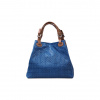 Dámska kabelka cez plece modrá
