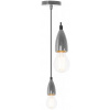 Stropná lampa závesná Chrome držiak žiarovky APP358-1CP
