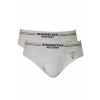 AERONAUTICA MILITARE Pánske Slipy 2 Pack Šedé Šedá XL