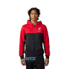 Mikina pánska Fox X Honda Zip Fleece - čierno-červená (veľkosť XL)