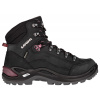 Dámske topánky Lowa Renegade GTX Mid W's black/prune 7,5UK