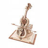 Robotime 3D drevené mechanické puzzle Čarovné violončelo 199 ks