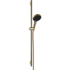 Hansgrohe Rainfinity, sprchová sada 130 3jet EcoSmart s tyčou S Puro 90 cm, zlatá, HAN-28744990