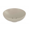 Villeroy & Boch Loop&Friends Umývadlo na dosku, priemer 42 cm, s prepadom, CeramicPlus, Almond 4A4600AM