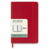 Moleskine Diár 2026 - S (A6) | Týždenný | Mäkká väzba | Červený