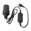 AUTO ADAPTÉR DO ZÁSUVKY ZAPAĽOVAČA CIGARIET, 5V USB NA 12V NAPÁJACÍ ADAPTÉR 1,2M