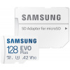 SAMSUNG EVO Plus 2024 MicroSDXC 128GB + SD Adaptér / CL10 UHS-I U3 / A2 / V30 MB-MC128SA/EU