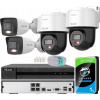 Súprava na monitorovanie HiLook Zestaw IPCAM-B4-30DL(x2)+PTZ-N4MP-P(x2) HIK