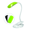Solight LED stmievateľná lampička 2v1, podstavec aj klip, 5W 4000K, 3 farebné kryty