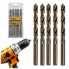 Wiertła Do Metalu Kobaltowe 9mm Na vŕtanie ocele, vrták 5x HSS 5% M35