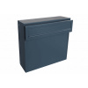 Poštová schránka A-050 s vhodom do plotu a brány - Antracit RAL 7016 matná