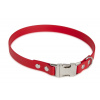 Firedog BioThane obojok Clip 19 mm 37 cm červený