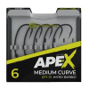RidgeMonkey Ape-X Medium Curve Barbed veľ.4 10ks