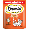 Dreamies maškrta pre mačku Mega Pack kuracie 180g