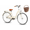 Dámsky mestský bicykel 28 LIGHTWEIGHT Retro Eco KOŠÍK (Dámsky mestský bicykel 28 LIGHTWEIGHT Retro Eco KOŠÍK)