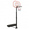 vidaXL Basketbalový stojan biely 258-363 cm polyetén 93648