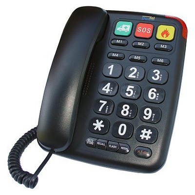 Dartel LJ-300 pevný telefon černý