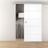 Novadoors Drevené posuvné dvere, biely lak, 4 riadky, 935 x 2058 x 39 mm
