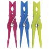 Plastové štipce na bielizeň, farebné, 24 ks, 8 cm