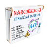 Darček na 40 narodeniny - krabička s finančnými injekciami