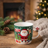 Porcelánový vianočný hrnček s hviezdičkou na ušku ALTOM DESIGN MERRY CHRISTMAS 390 ml zelený
