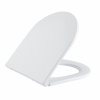 CERANO - WC sedátko so spomaľovacím mechanizmom Seggio - slim/UF - biela lesklá - 36x4,2x43 cm