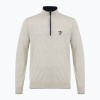 Pánsky sveter Aeronautica Militare 1/2 Zip sand melange