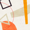 Ilustrácia Mid Bauhaus Geometry 6, Ana Rut Bre, 40 × 40 cm