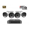 iGET HGNVK88504 - Kamerový UltraHD 4K PoE set, 8CH NVR + 4x IP 4K kamera, zvuk, SMART W/M/Andr/iOS 75020562