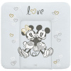CEBA BABY prebaľovacia podložka mäkká na komodu 75 × 72 cm, Disney Minnie & Mickey Grey