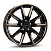 Borbet LX 8x18 5x112 ET44 black gloss gold spoke rim