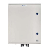 EMITER EM-855_DCAC Rozdzielnica DCAC, IP66, SPD DC Dehn 1000V typu 1+2, 4 x łańcuch PV, 4 x MPPT, SPD AC Dehn typ 1+2, 100A 3-F, FR 100A, syg. faz + gniazdko (EM-855_DCAC)