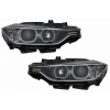 KITT Lightning LED DRL Angel Eyes Headlights with Projector suitable for BMW 3 Series F30 F31 (2011-2015)
